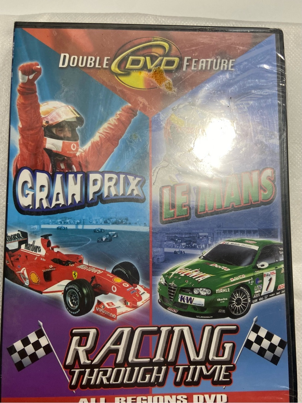 New Racing Through Time: Gran Prix & Le Mans Double DVD Set - Brand New Sealed !
